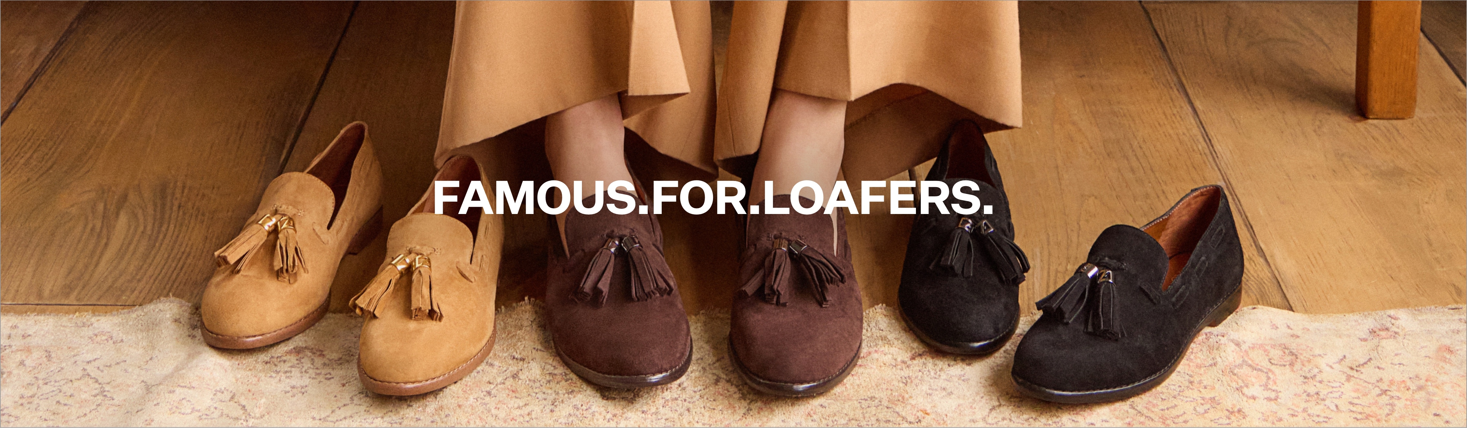 Famous. For. Loafers. Women's tassel loafers in multiple colors.