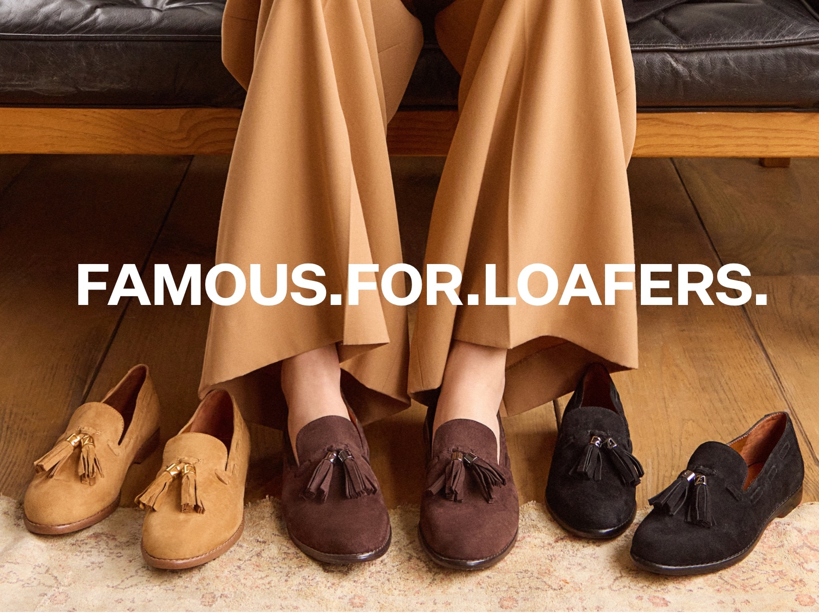Famous. For. Loafers. Women's tassel loafers in multiple colors.