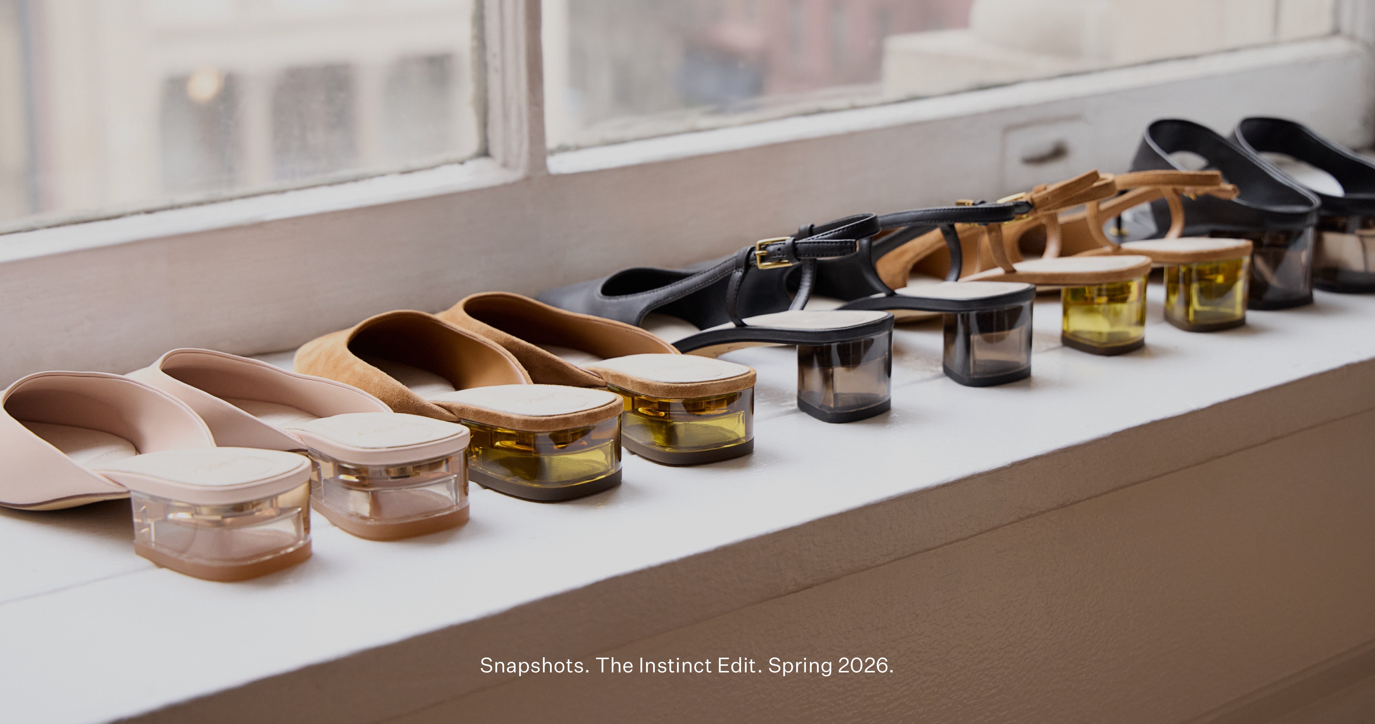 snapshots. the instinct edit. spring 2026