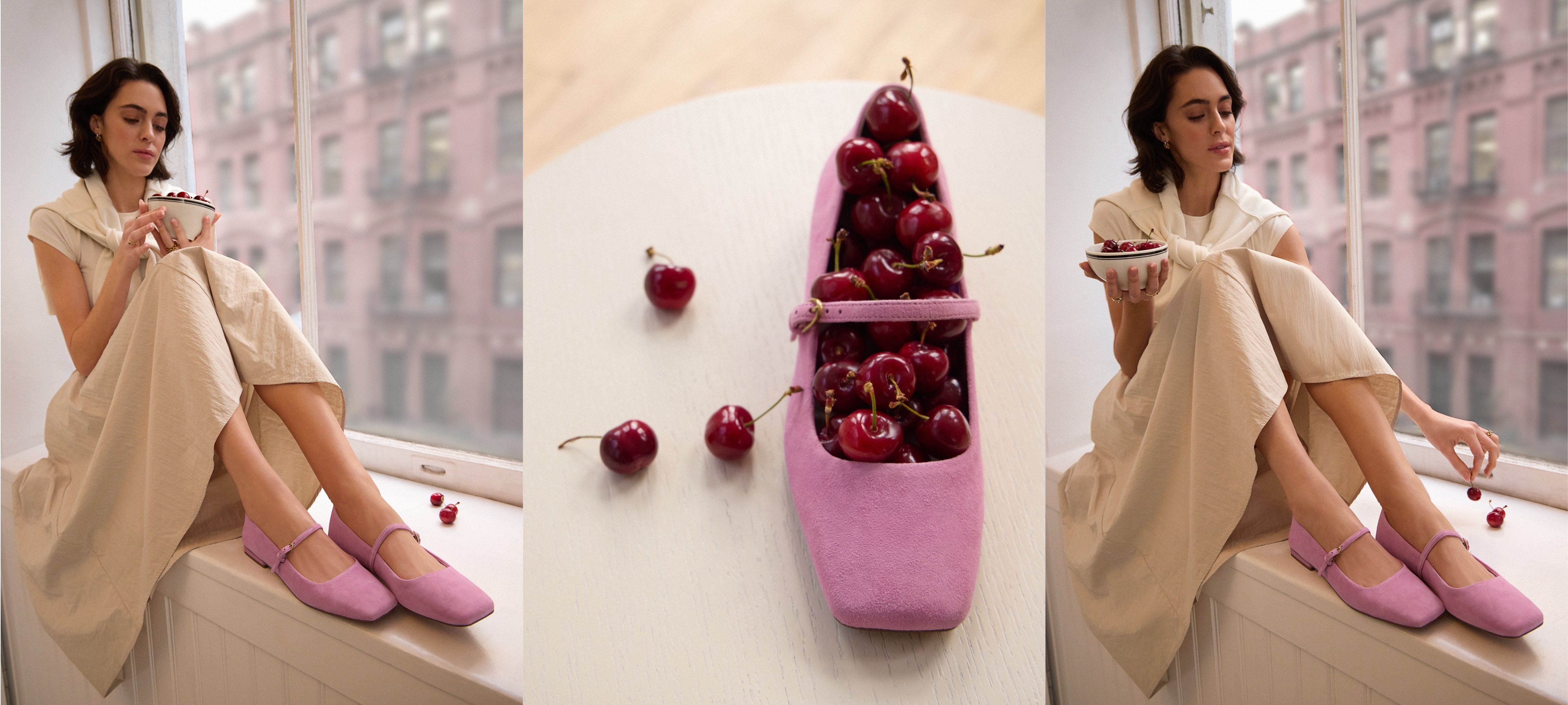 the tinsley loafer in pink