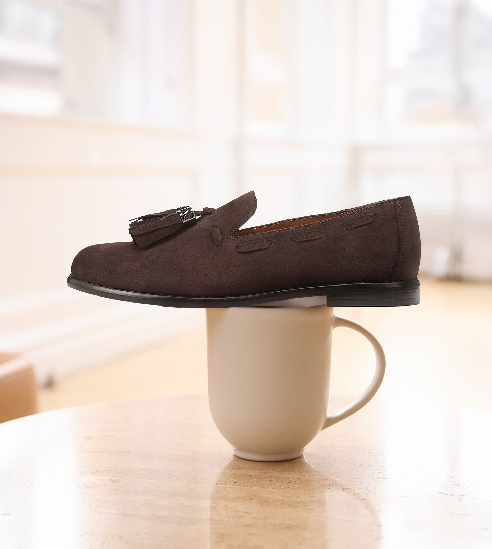 harlie tassle loafer in brown