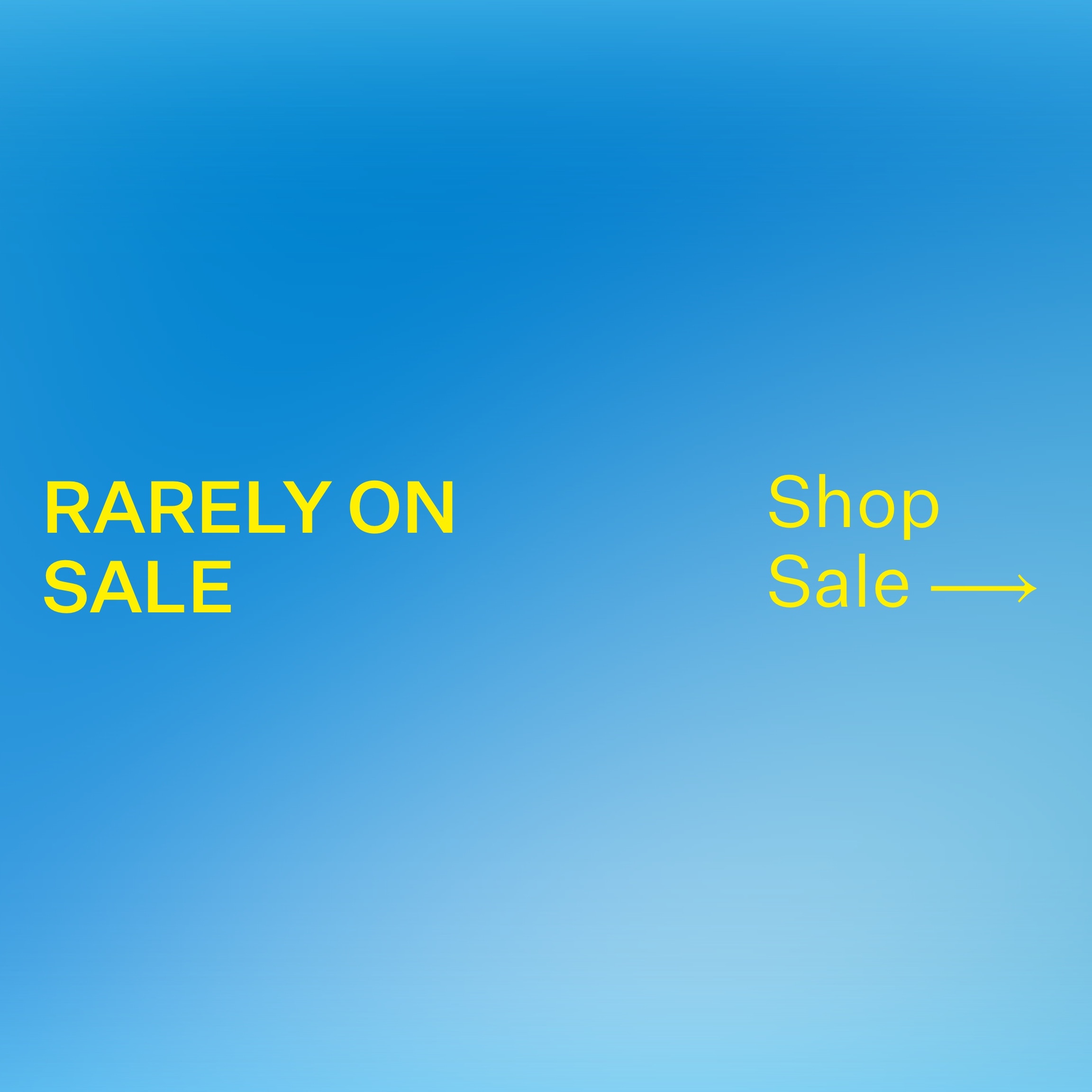 Rarely On Sale