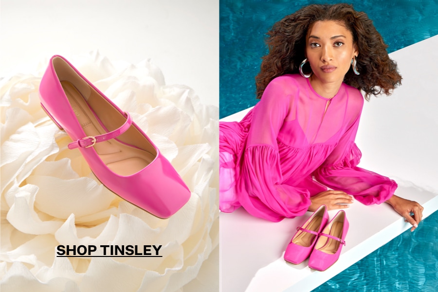 Shop Tinsley Mary Jane Flat in Pink