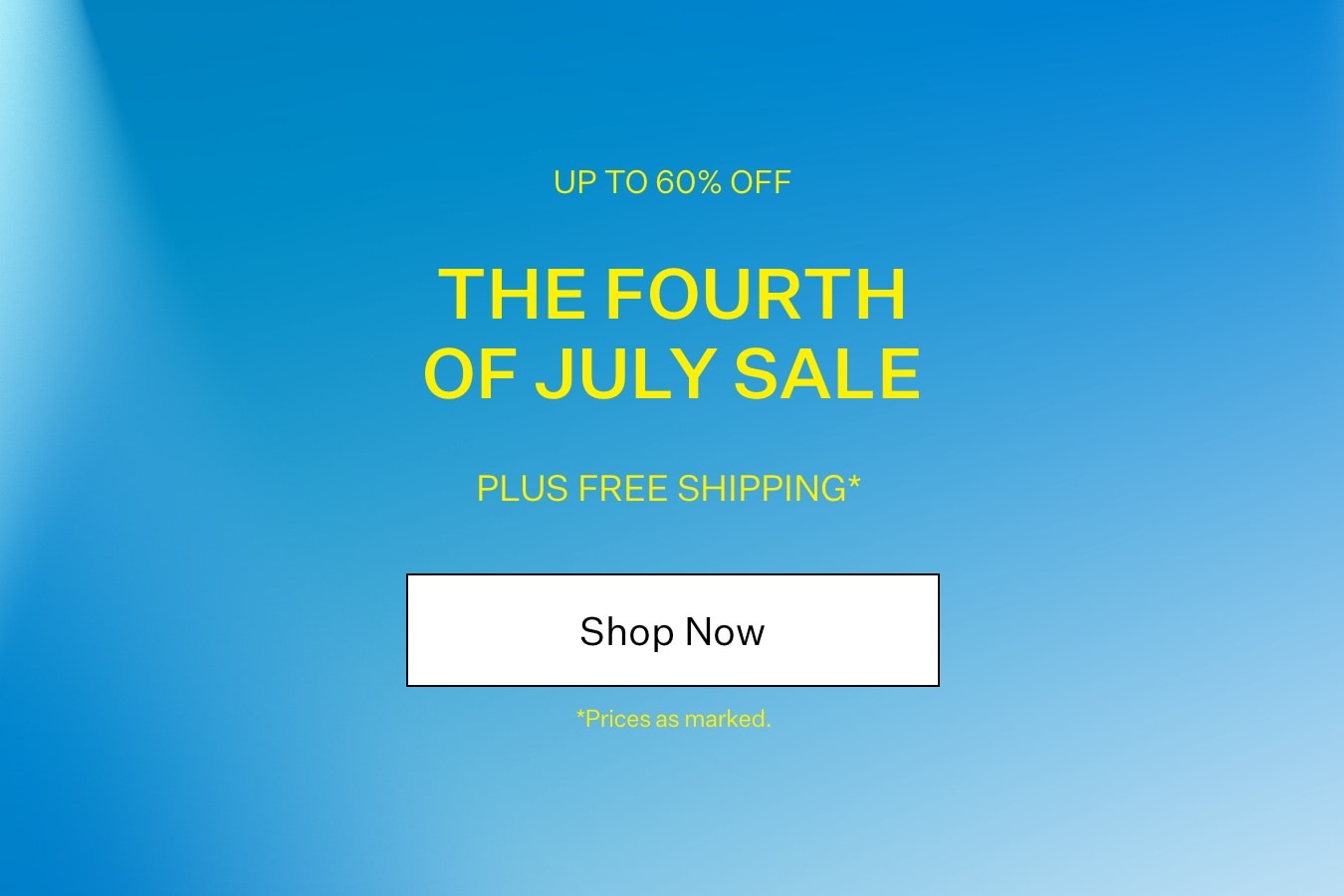 Up to 60% Off + Free Shipping