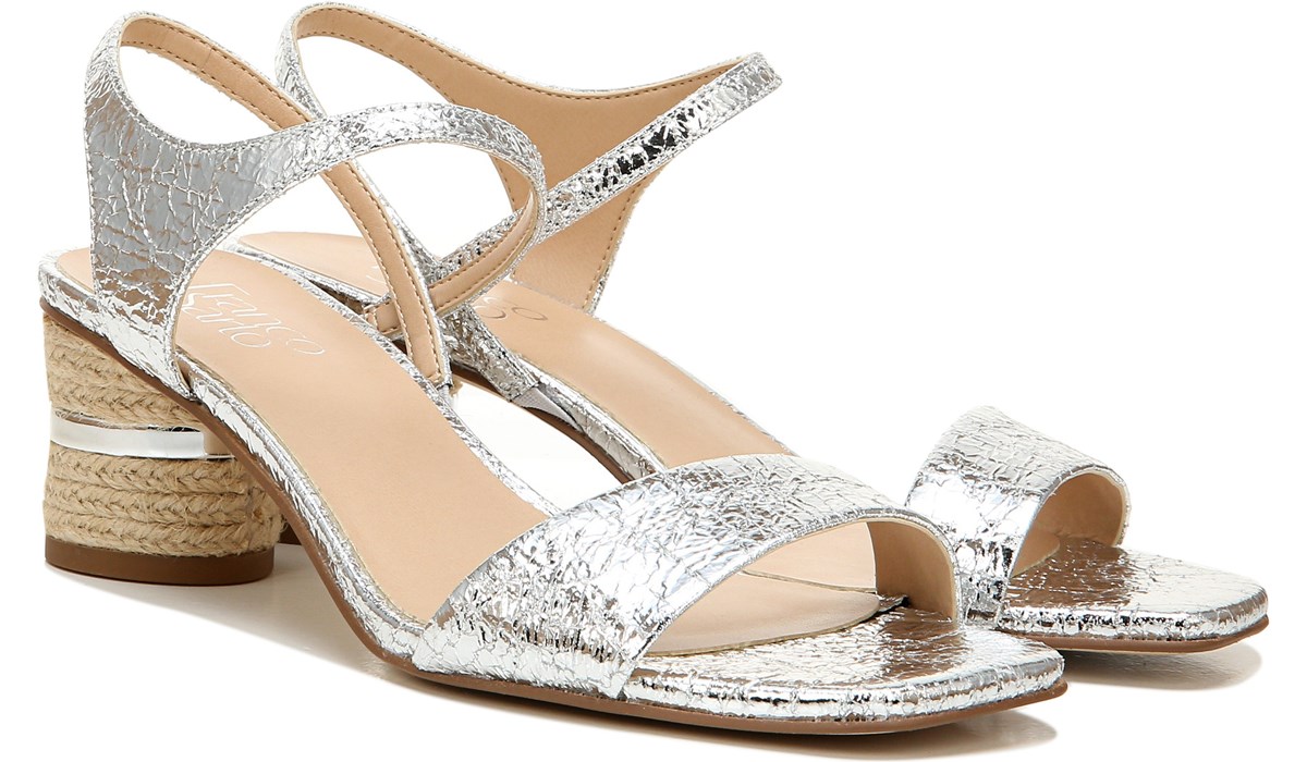 franco sarto silver shoes