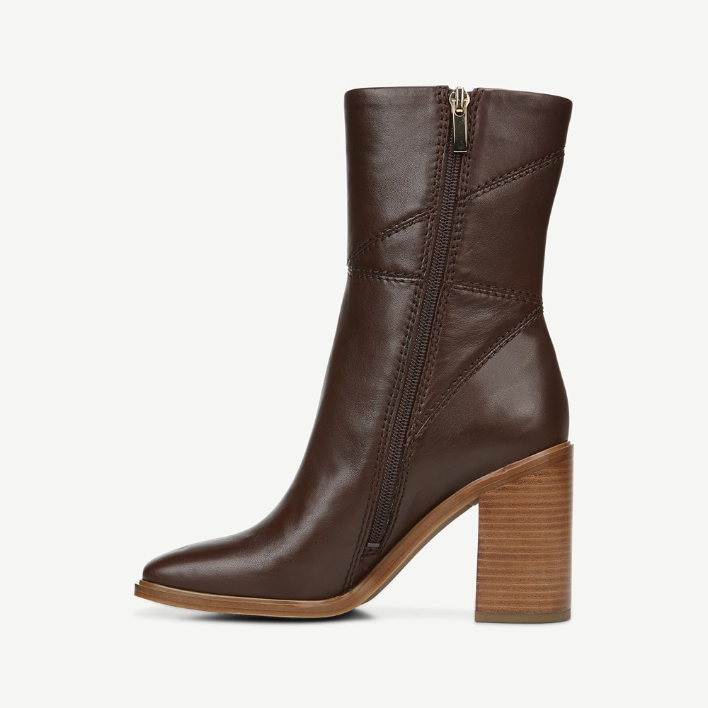 (取寄) フランコ サルト レディース スティービー Franco Sarto women Franco Sarto Stevie Dark Brown Franco Stevie Wide Calf Boot | Womens Boots | Franco Sarto