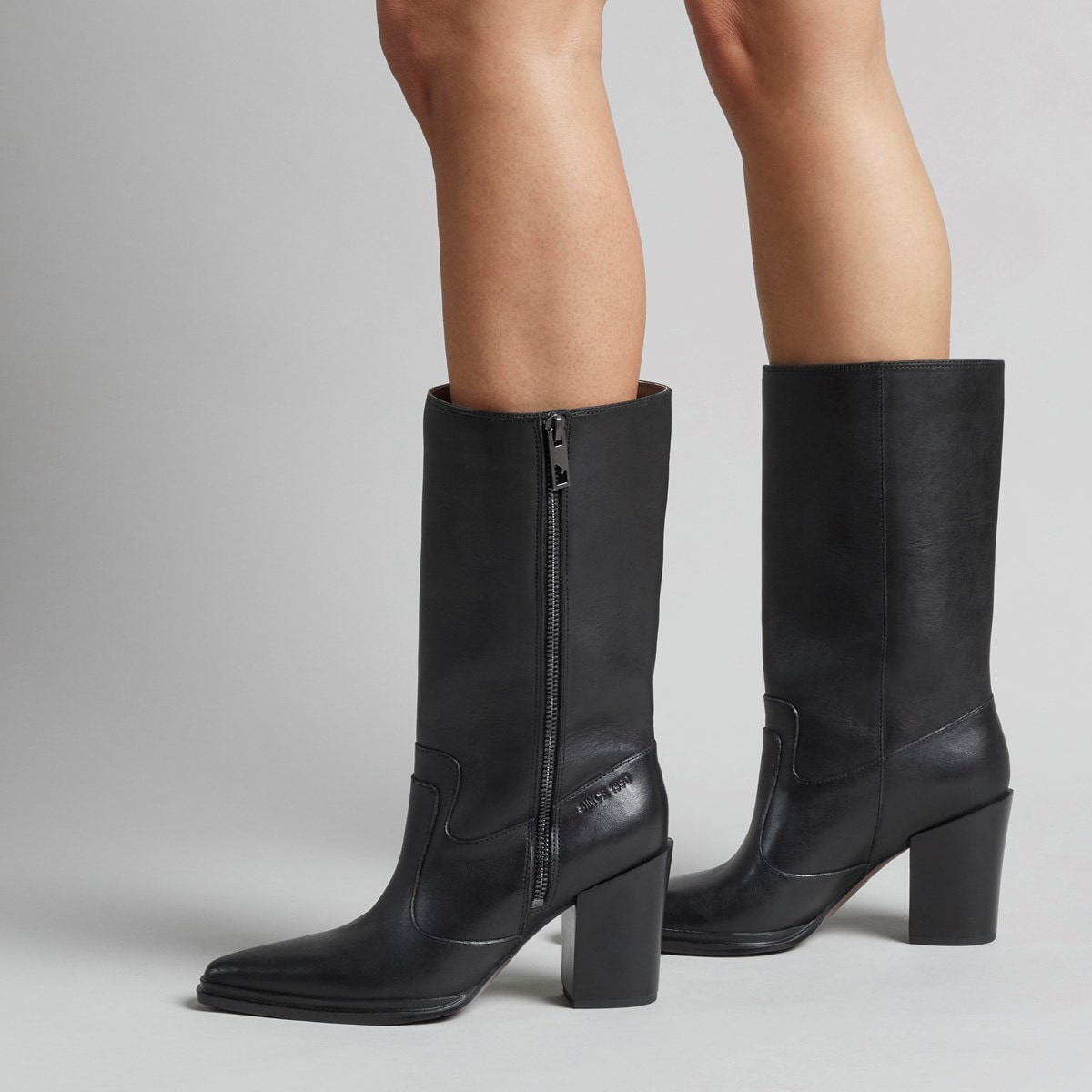 【PORTERNA】Unid Mid Calf Boots Patrizia Kabuta Tall Boot: Mid-calf Boot – Spring Step Shoes