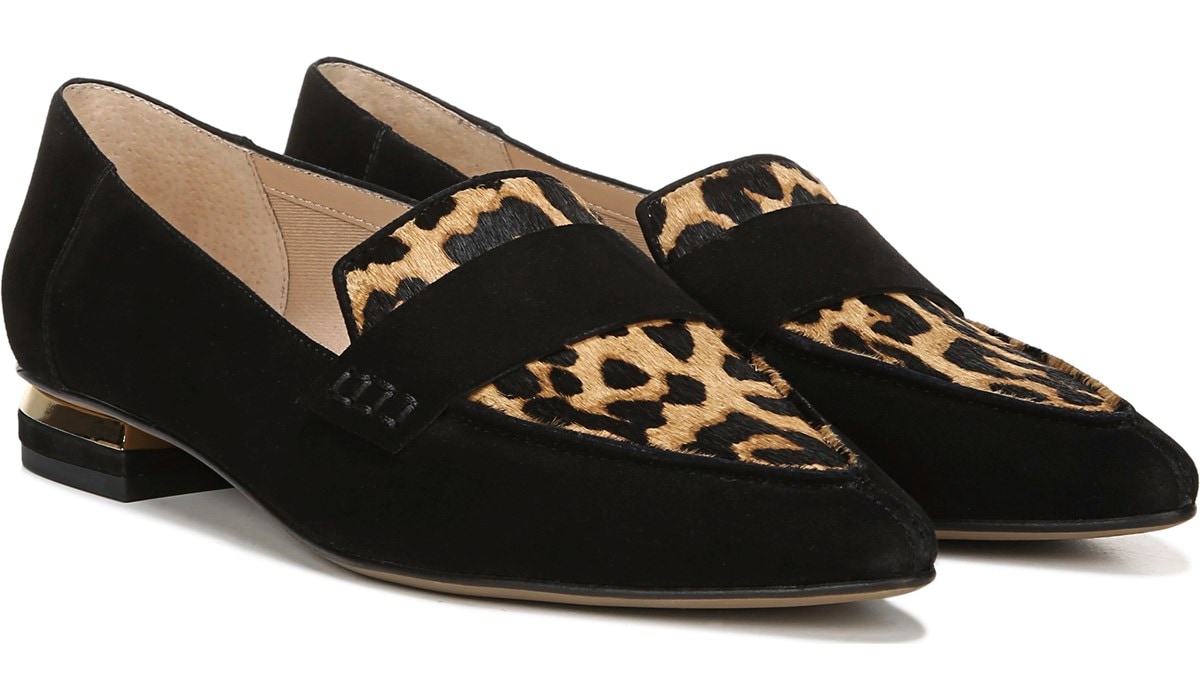 franco sarto suede loafers with keeper