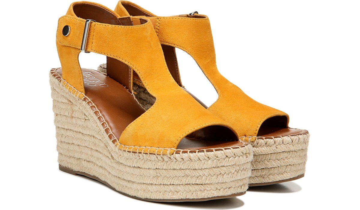 franco sarto treasure espadrille wedge sandal