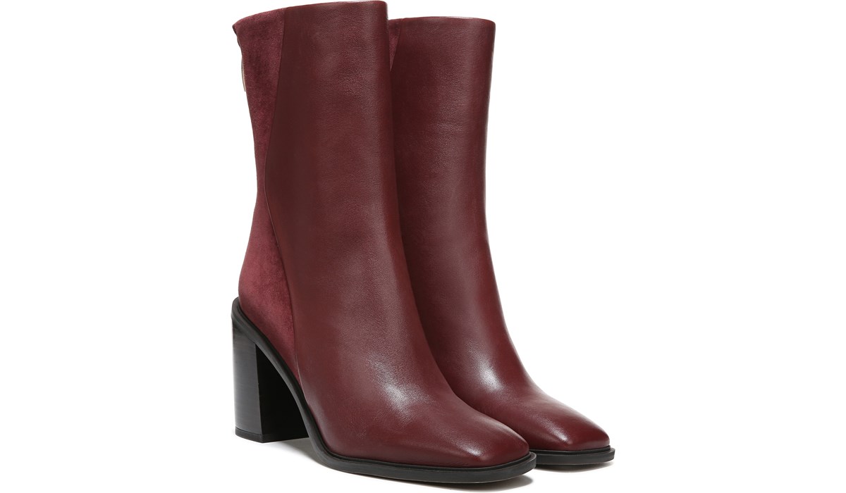 sarto steviena block heel boot