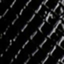 Black Snake Print Faux Leather