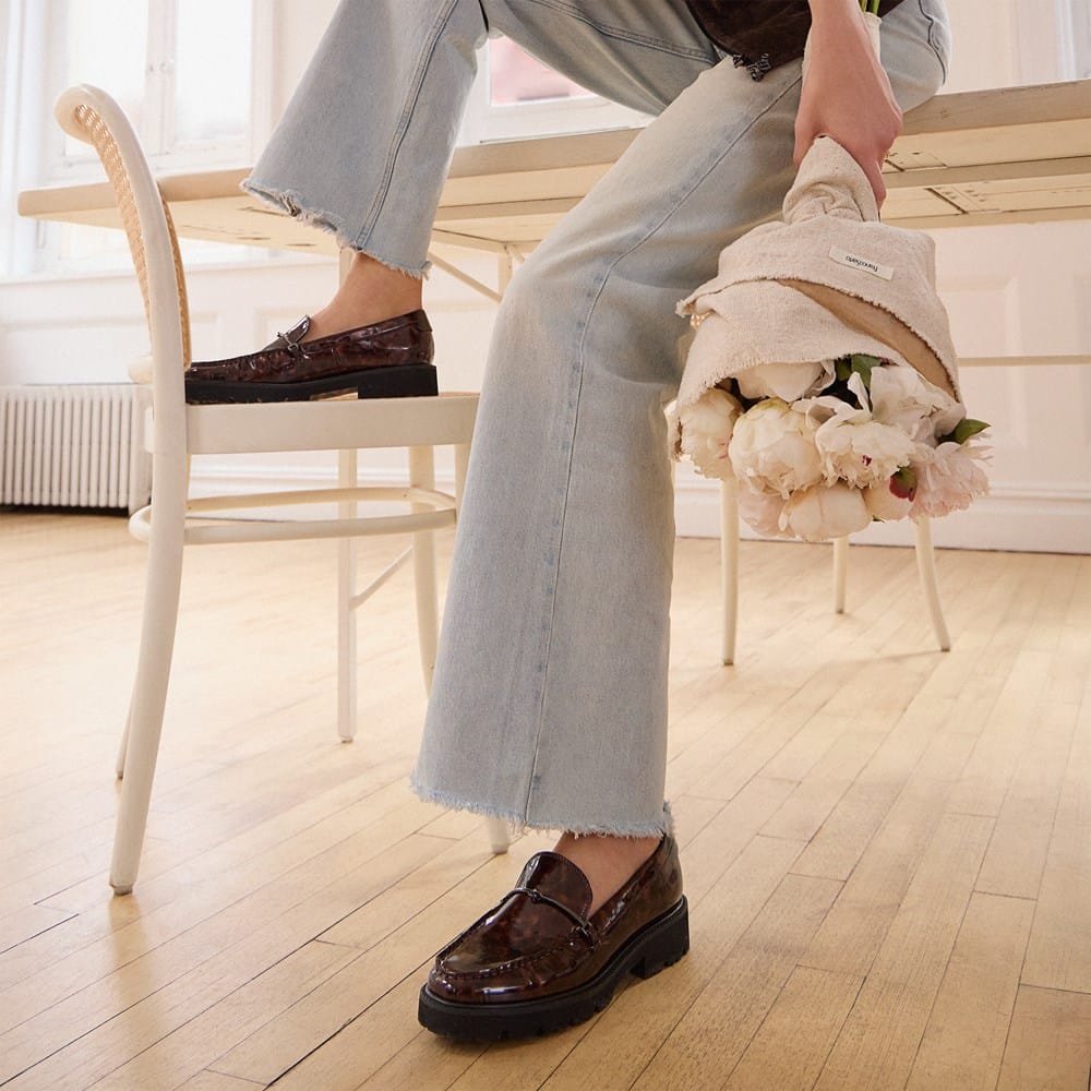 Franco Senna Lug Sole Loafer | Womens Flats | Franco Sarto display picture 3