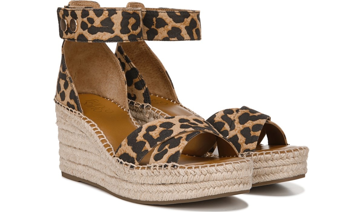 camel espadrille wedge