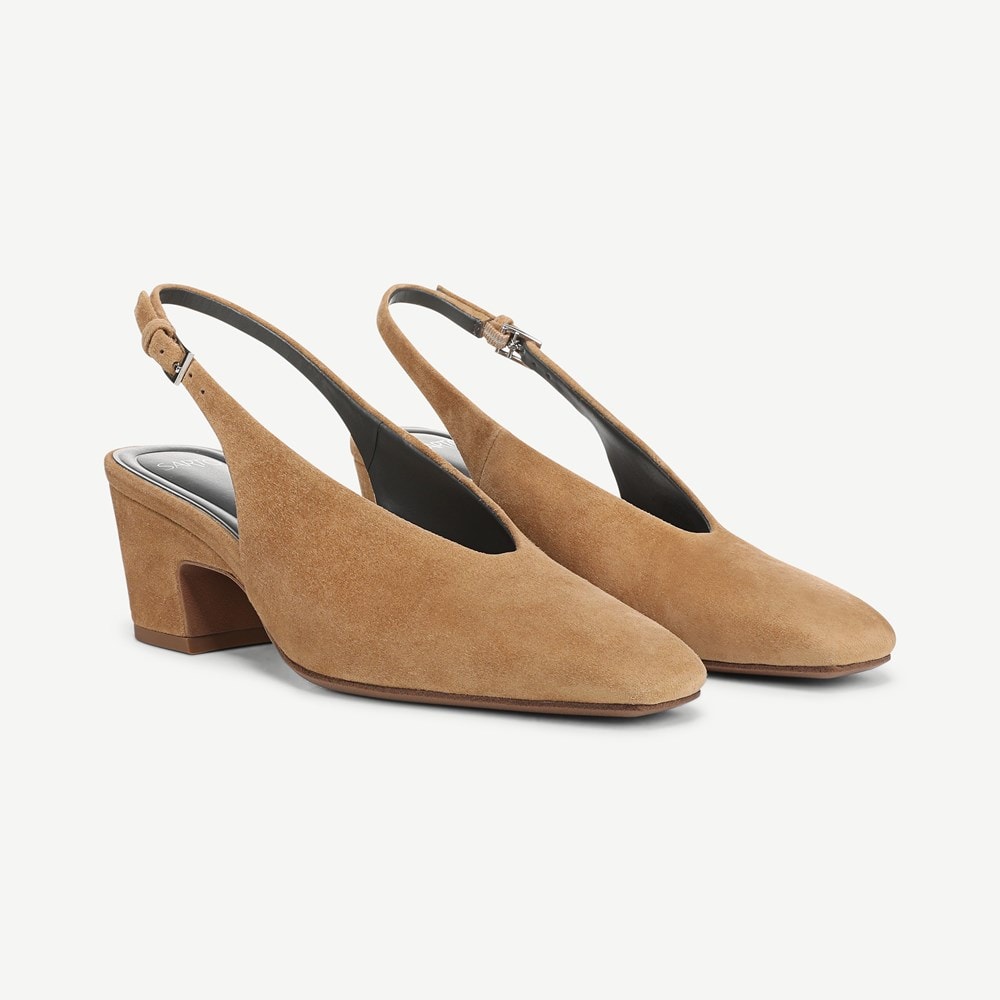Suede Pumps Franco Sarto Block Heel Pumps Sarto Sutton Slingback