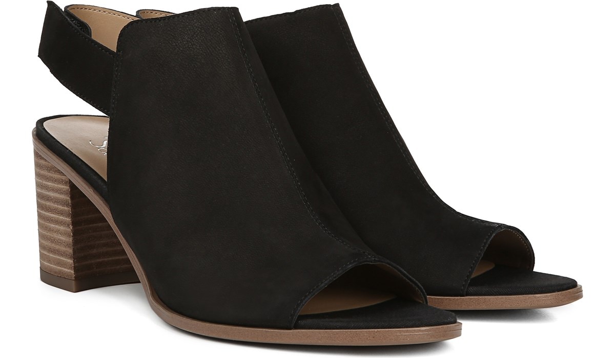 franco sarto leather strap booties