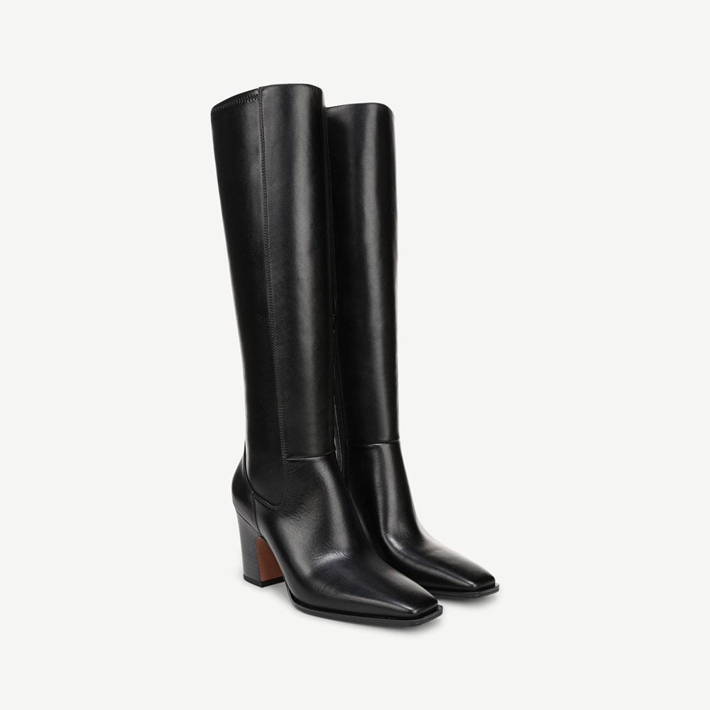 (取寄) フランコ サルト レディース ジョニー Franco Sarto women Jonie Black Franco Jonie Knee High Boot | Womens Boots | Franco Sarto