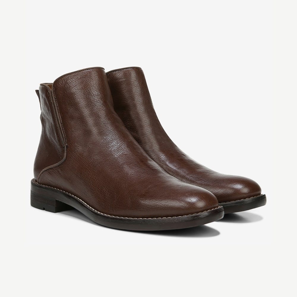 Franco Santo Brown Leather Ankle Boots s-l400.jpg main image 4