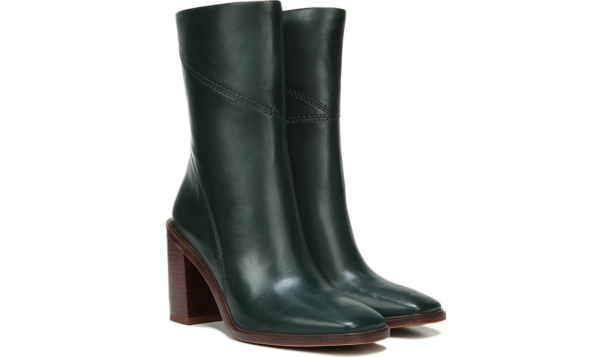 franco waxton block heel bootie