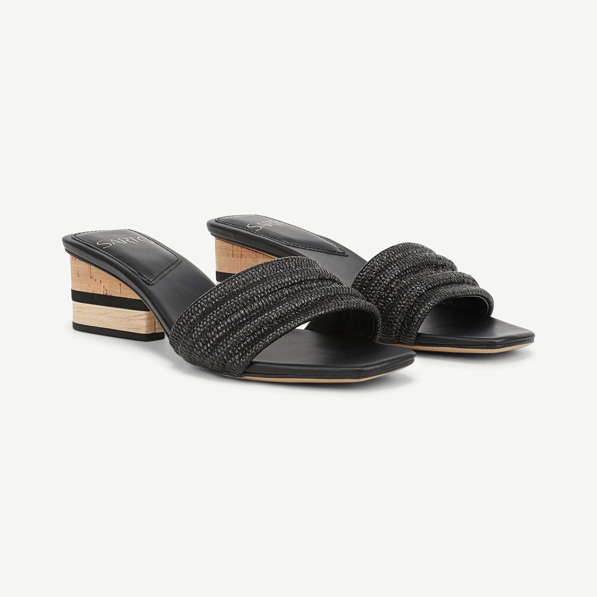 black women's dress sandals Stalker Strappy Ankle Strap Simple [Match]Suitable for matching with many different clothing and daily wear Black Sandals for Women |