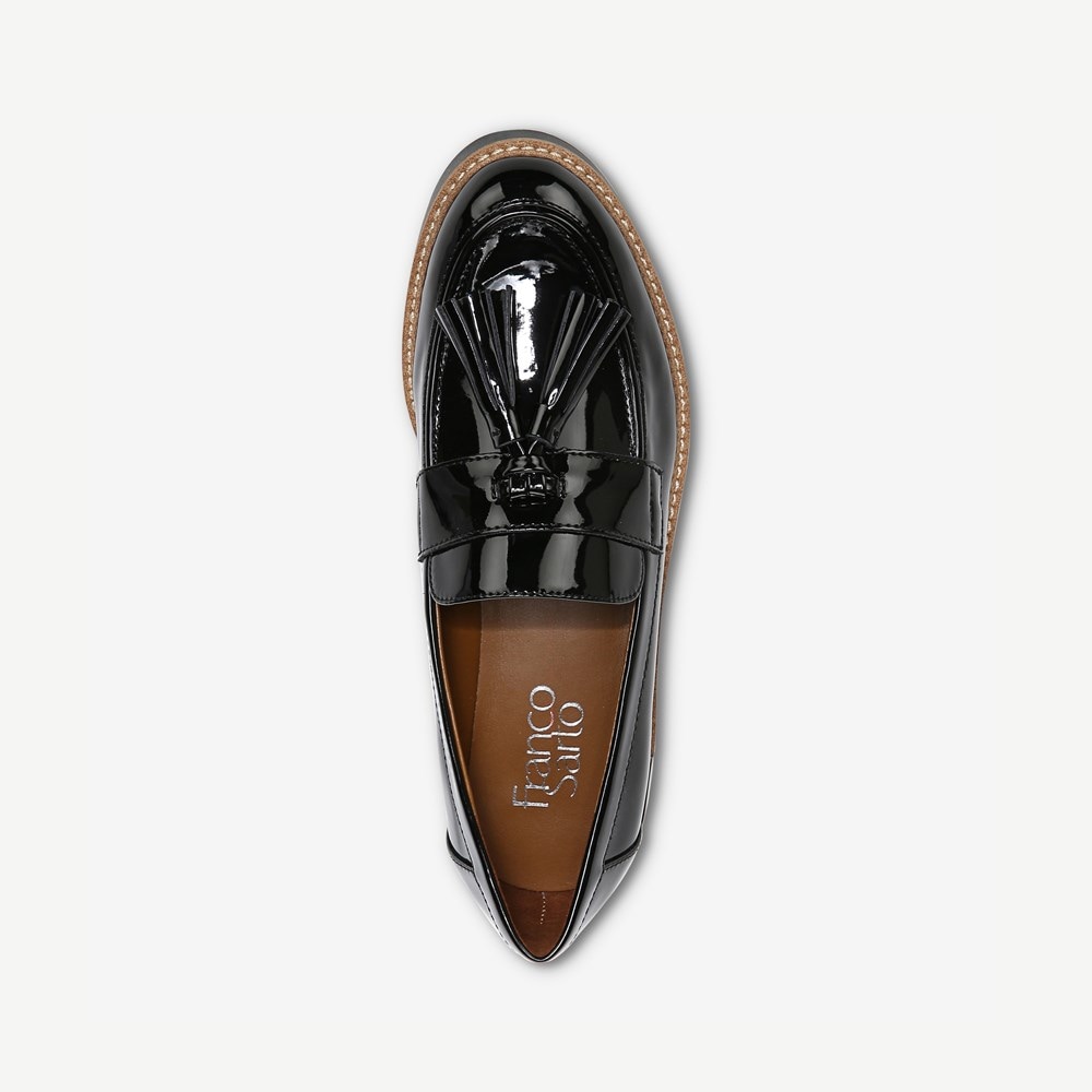 patent leather loafers