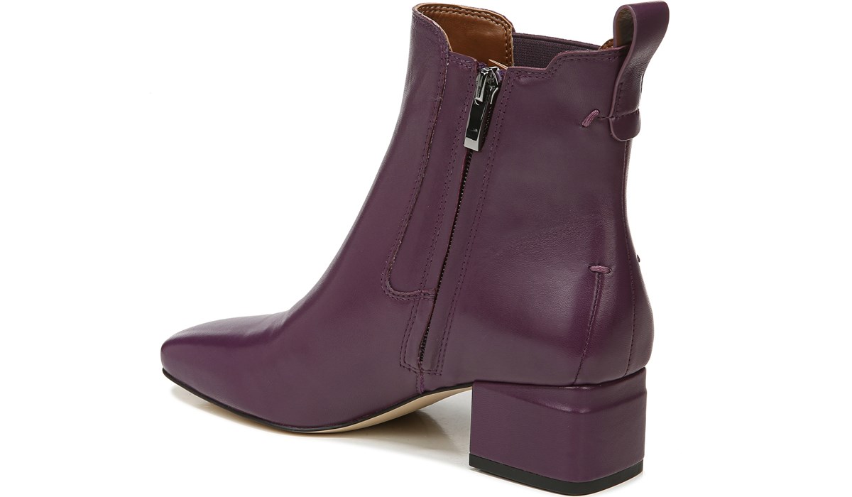franco waxton block heel bootie