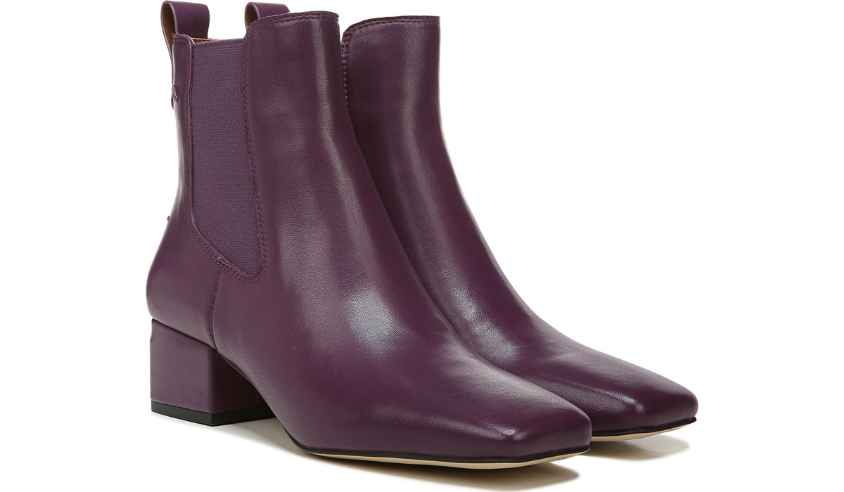 franco waxton block heel bootie