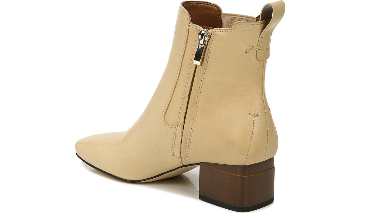 franco waxton block heel bootie