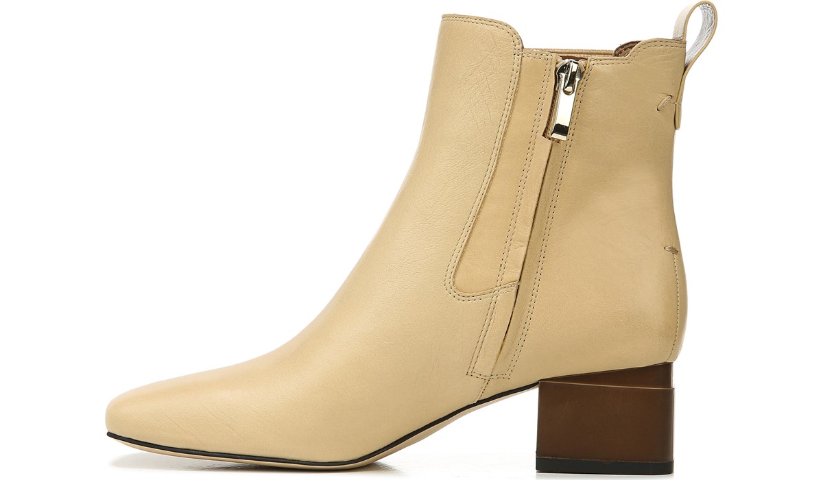 franco waxton block heel bootie