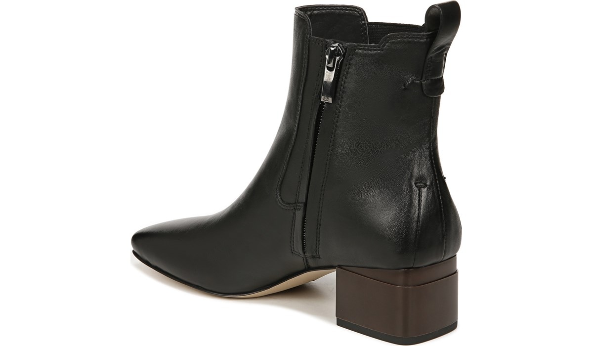 franco waxton block heel bootie