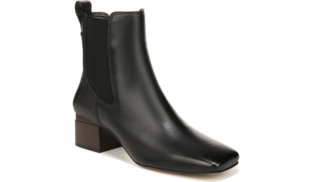 Franco sarto booties black leather shop
