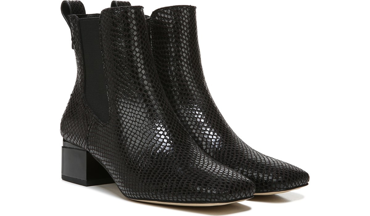 franco waxton block heel bootie