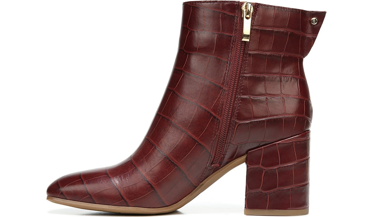 franco waxton block heel bootie