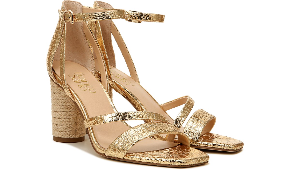 franco sarto gold sandals
