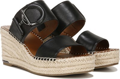 franco sarto coastal espadrille wedge sandal yellow