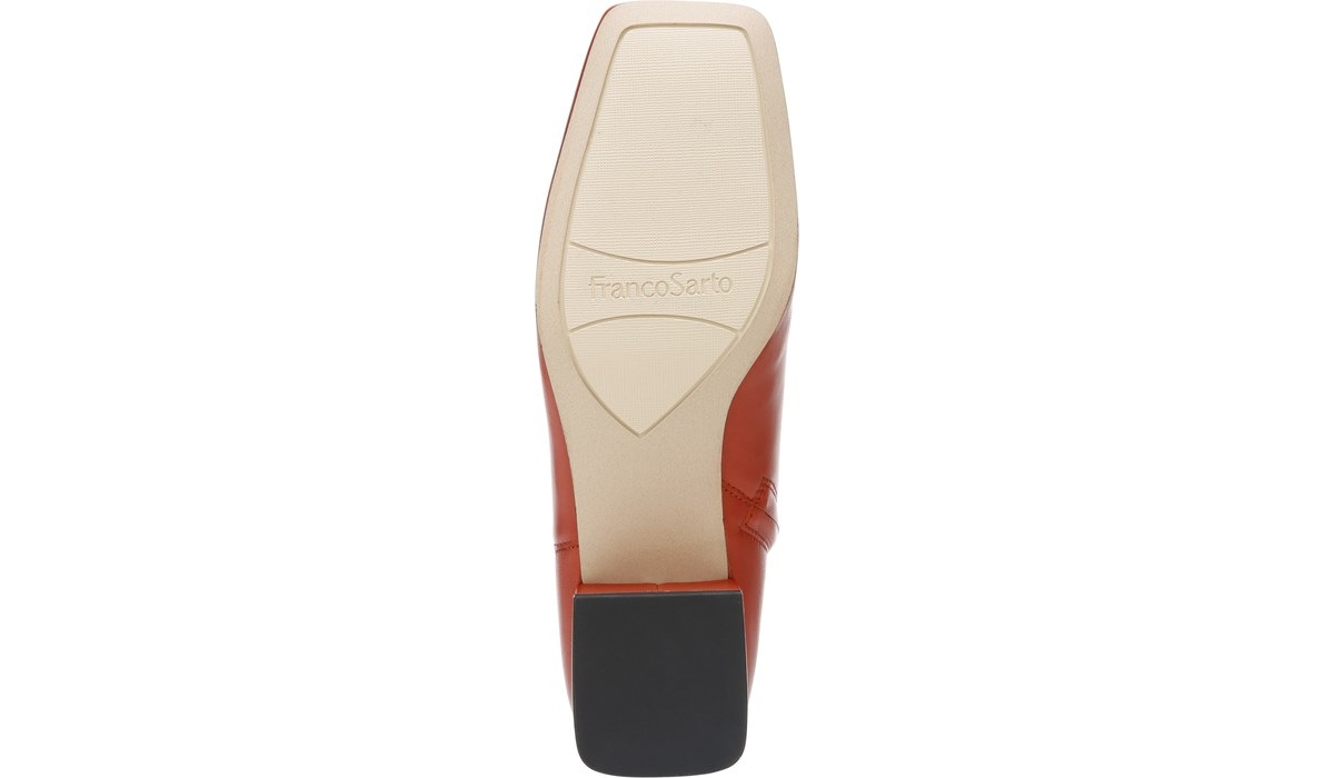 franco waxton block heel bootie