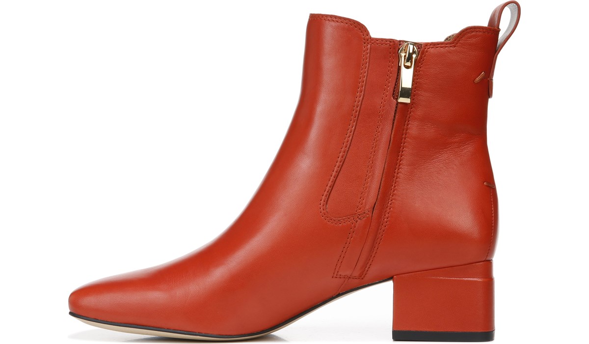 franco waxton block heel bootie