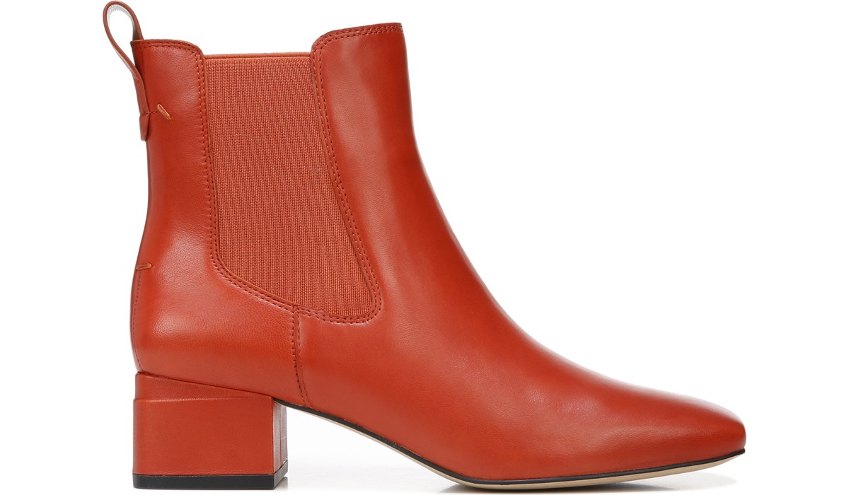 franco waxton block heel bootie