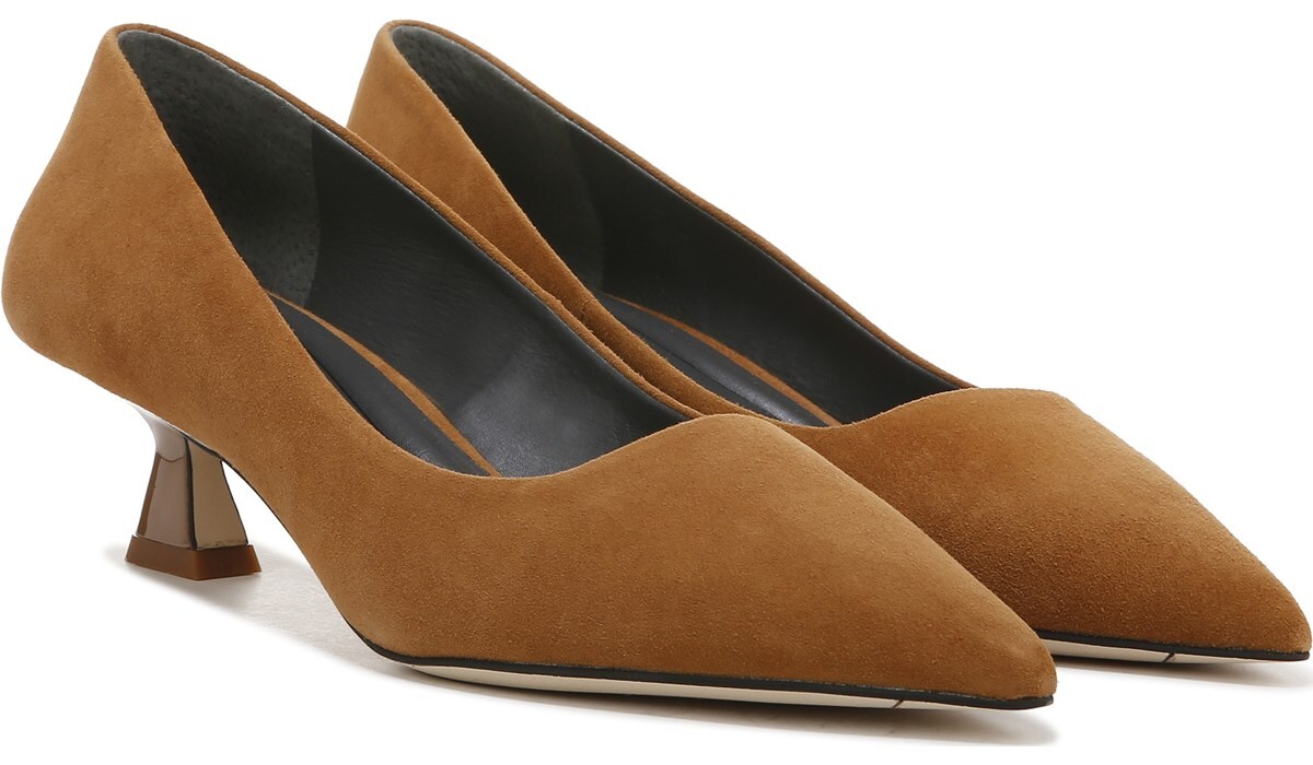 Brown Pumps Low Heel atelieryuwa.ciao.jp