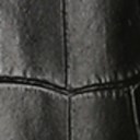 Black Croco Print Leather