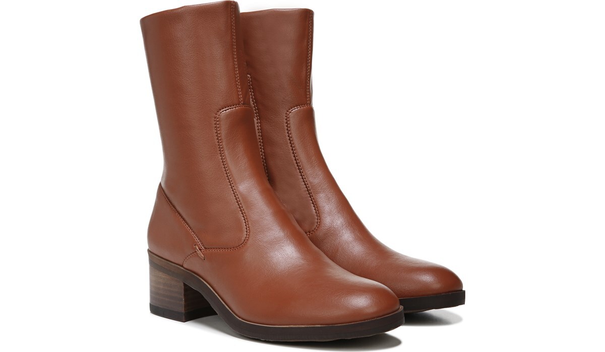 sarto brynn block heel bootie