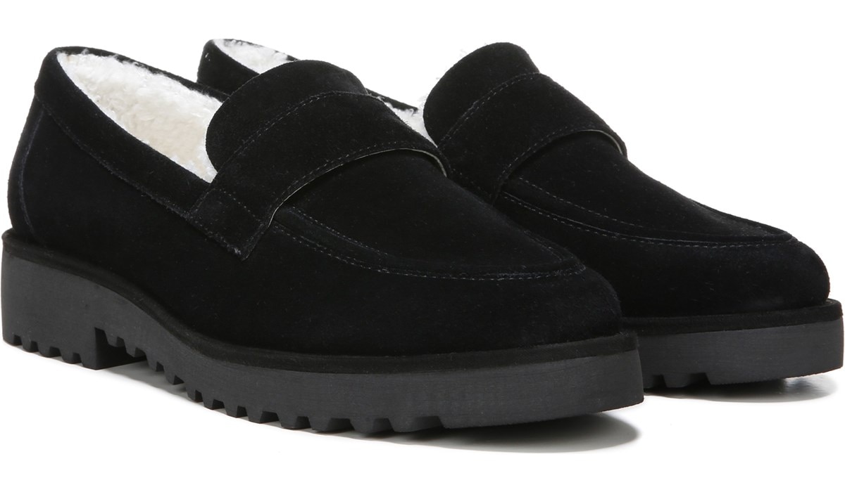 franco sarto black slip on