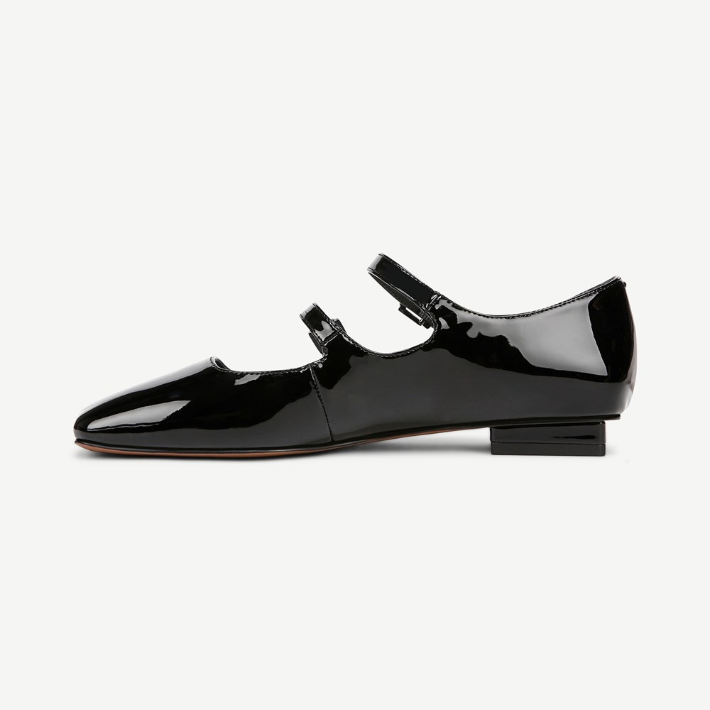 Franco Tesoro Mary Jane Flat - Left