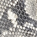 Grey Snake Print Leather