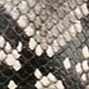 Grey Snake Print Faux Leather
