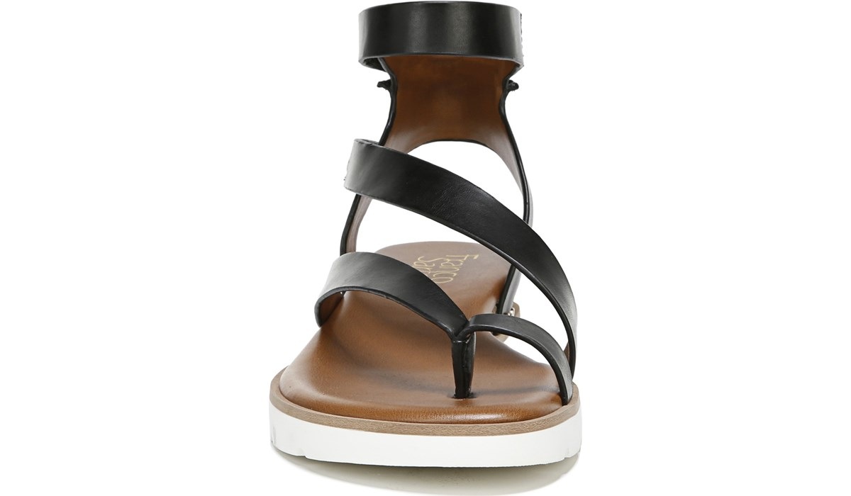 franco sarto black gladiator sandals