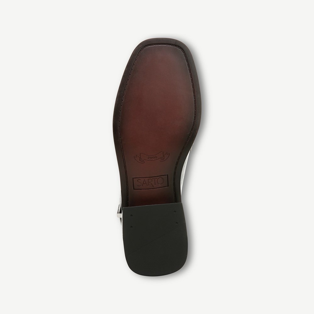 Sarto Gianna Slingback Loafer Heel - Bottom