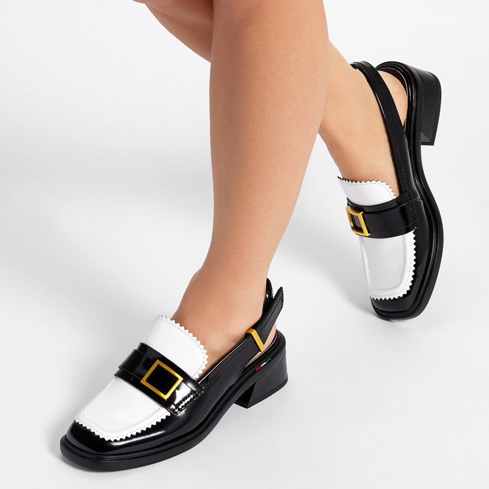 Sarto Gianna Slingback Loafer Heel - LifeStyle3