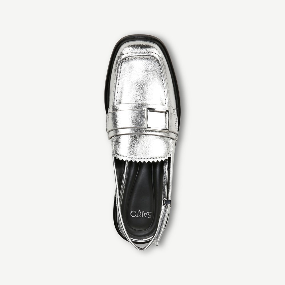 Sarto Gianna Slingback Loafer Heel - Top
