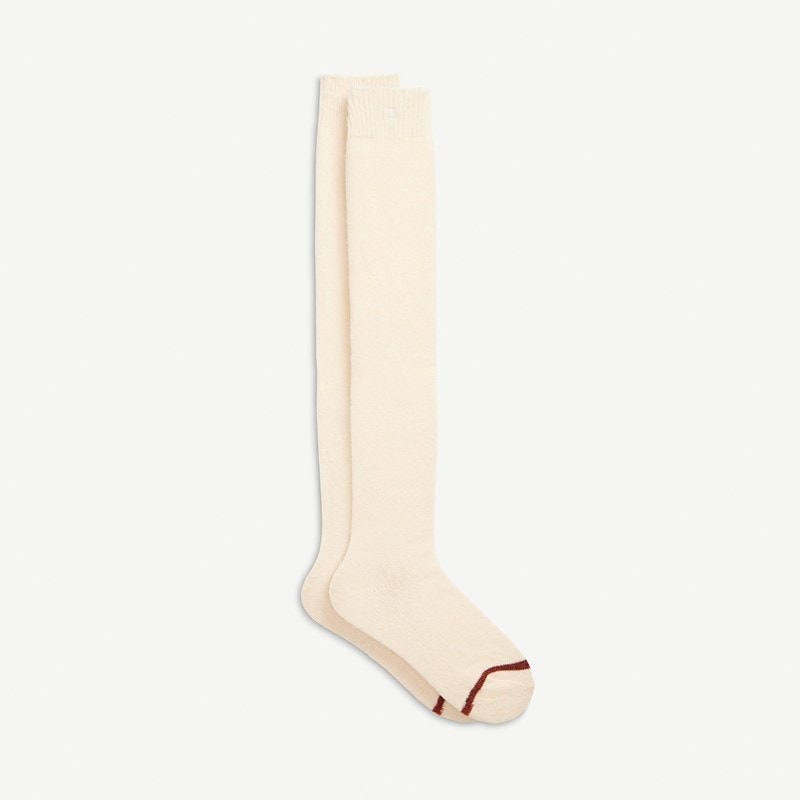 Franco Sarto 1-Pack Wool Blend Over The Knee Socks Accessories (Oatmeal)
