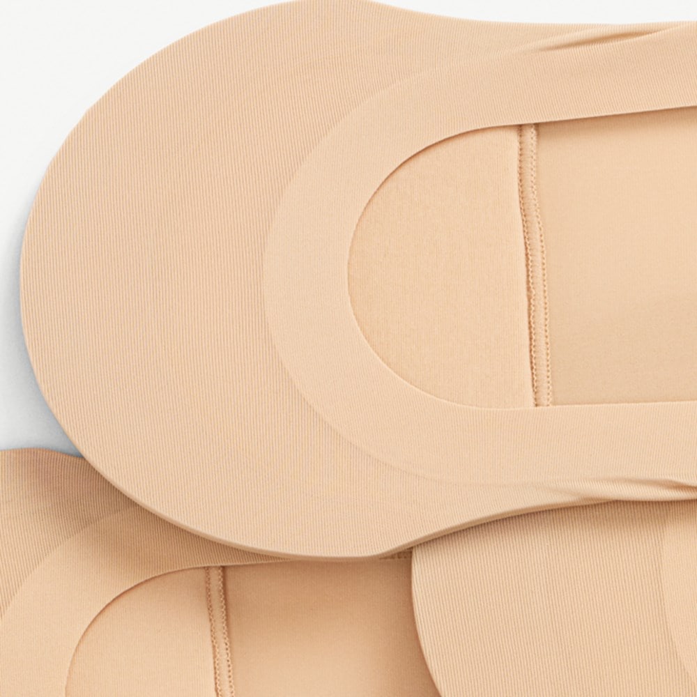 4-Pack 1/2 Cushion Invisible Sock Liners - Right